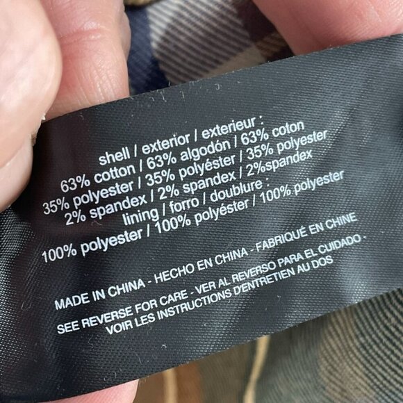 Bass Outdoor XXL Stretch Flannel Shirt Rubber Plaid Cotton Button-Up NWT 3655 - Picture 6 of 10